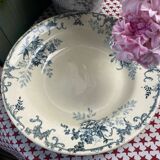 Deep plate stamped Choisy le Roi model Floréal