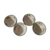 Digoin enamelled stoneware bowls