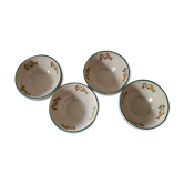 Digoin enamelled stoneware bowls