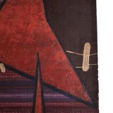 Painting, signed abstract painting, modern German school, 1950s