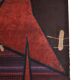 Painting, signed abstract painting, modern German school, 1950s