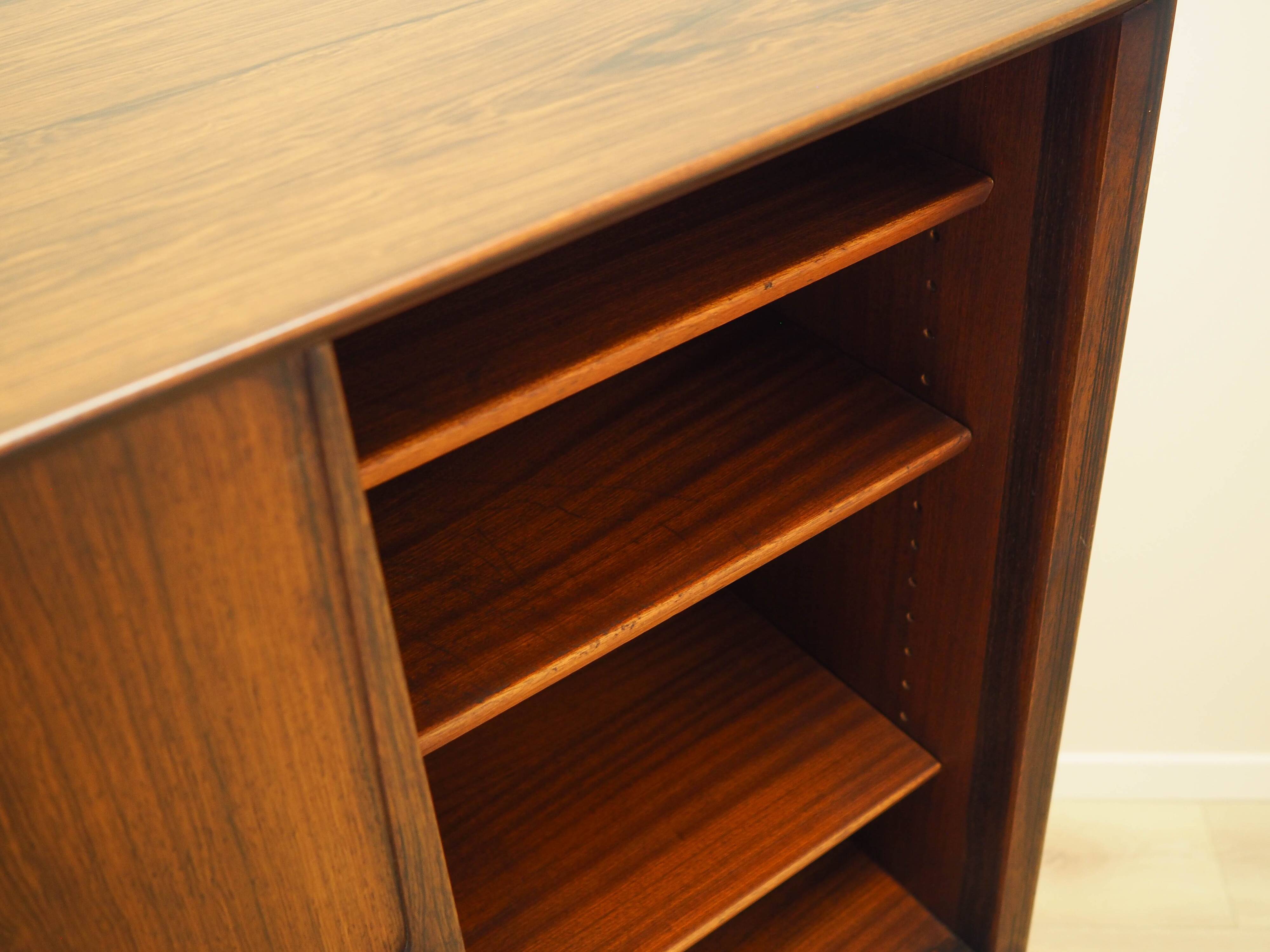 Rosewood highboard, Danish design, 1970s, manufacturer: Omann Jun