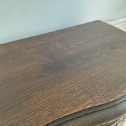 Jam cupboard, entrance furniture, antique carved solid oak occasional furniture