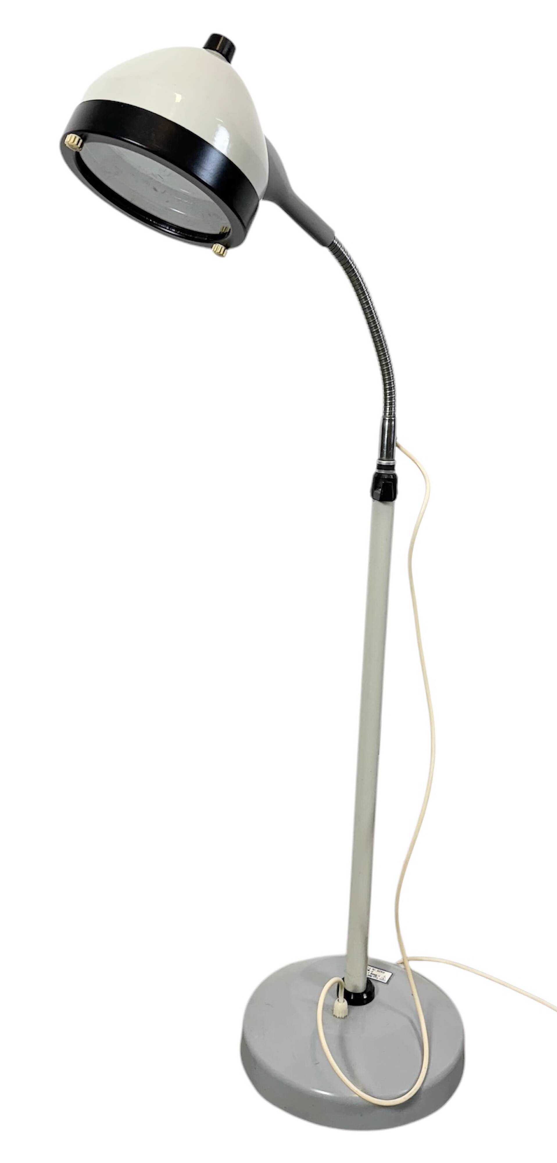 Vintage Medical Gooseneck Floor Lamp from Famed, 1970s
