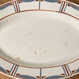 Longwy oval platter, model 729