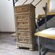 Solid wood storage unit