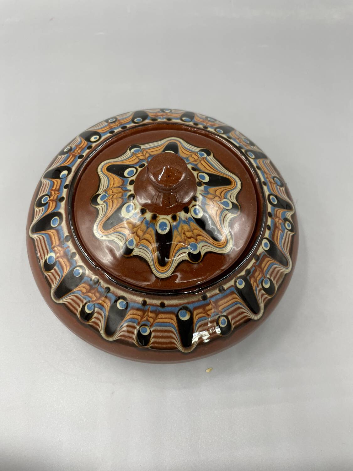 Vintage polychrome candy box