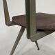 Lot of 4 vintage school chairs Galvanitas S16 Netherlands