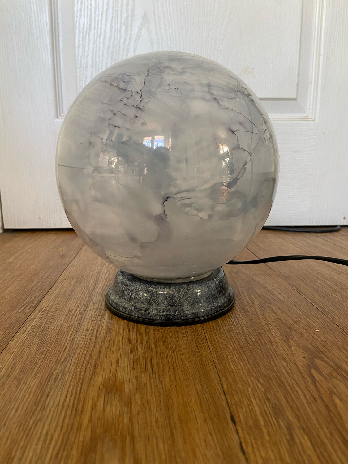 Vintage glass ball lamp