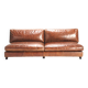 Vintage Scandinavian leather sofa