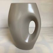Grey ceramic vase design