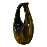 Ceramic vase / pitcher signed St Clément 1950's