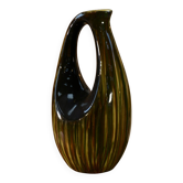 Ceramic vase / pitcher signed St Clément 1950's