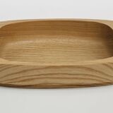 Solid wood bowl/plateau – vintage Scandinavian design – Sweden