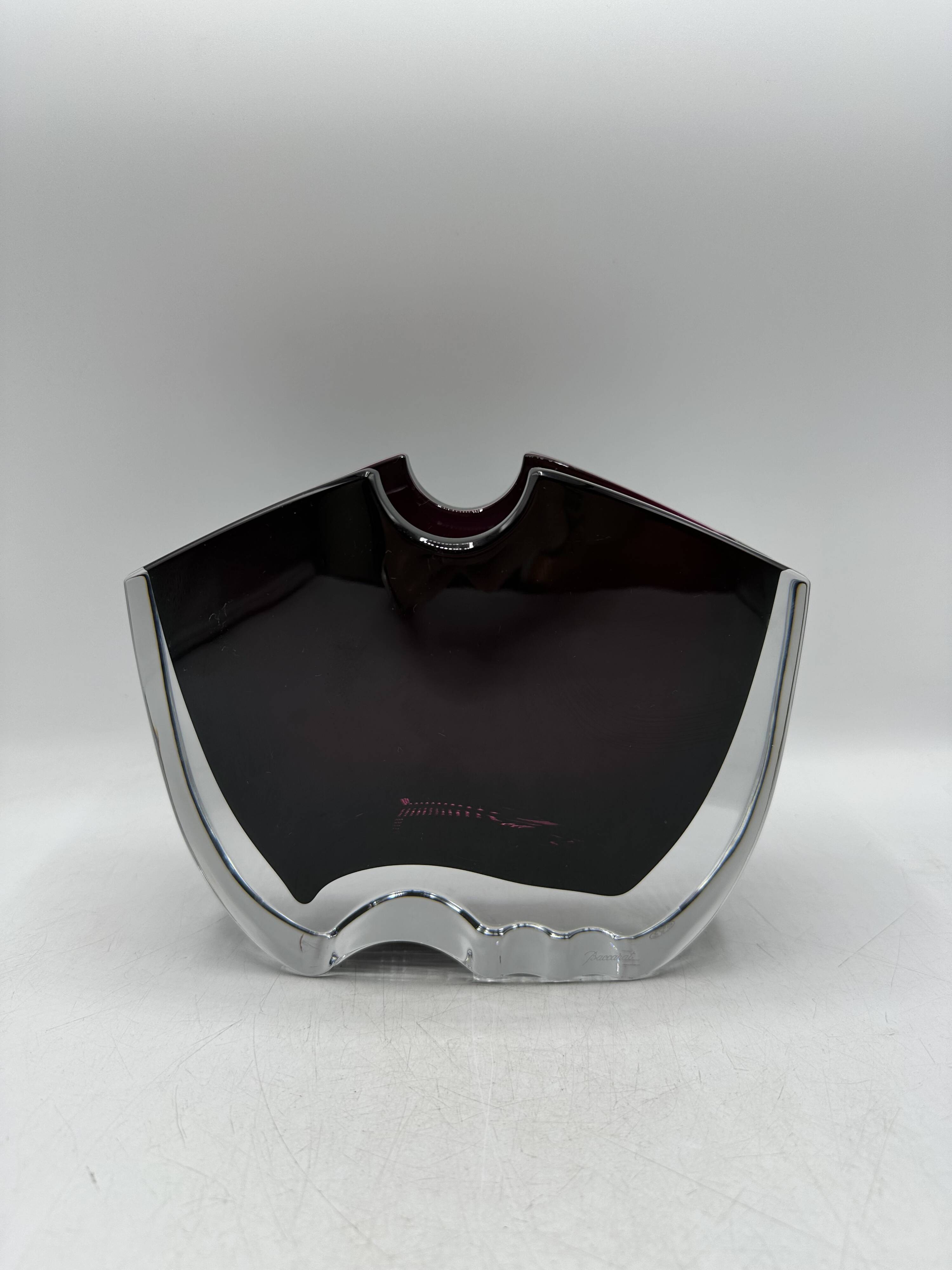 Vase Océanie en cristal de Baccarat