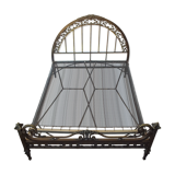 Exceptional decorative brass bed frame