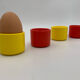 4 vintage egg cups, Sitap France, 1970s