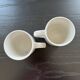 Paire de mugs décor floral bleu