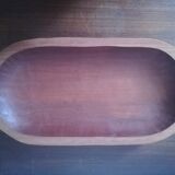 Oval teak dish