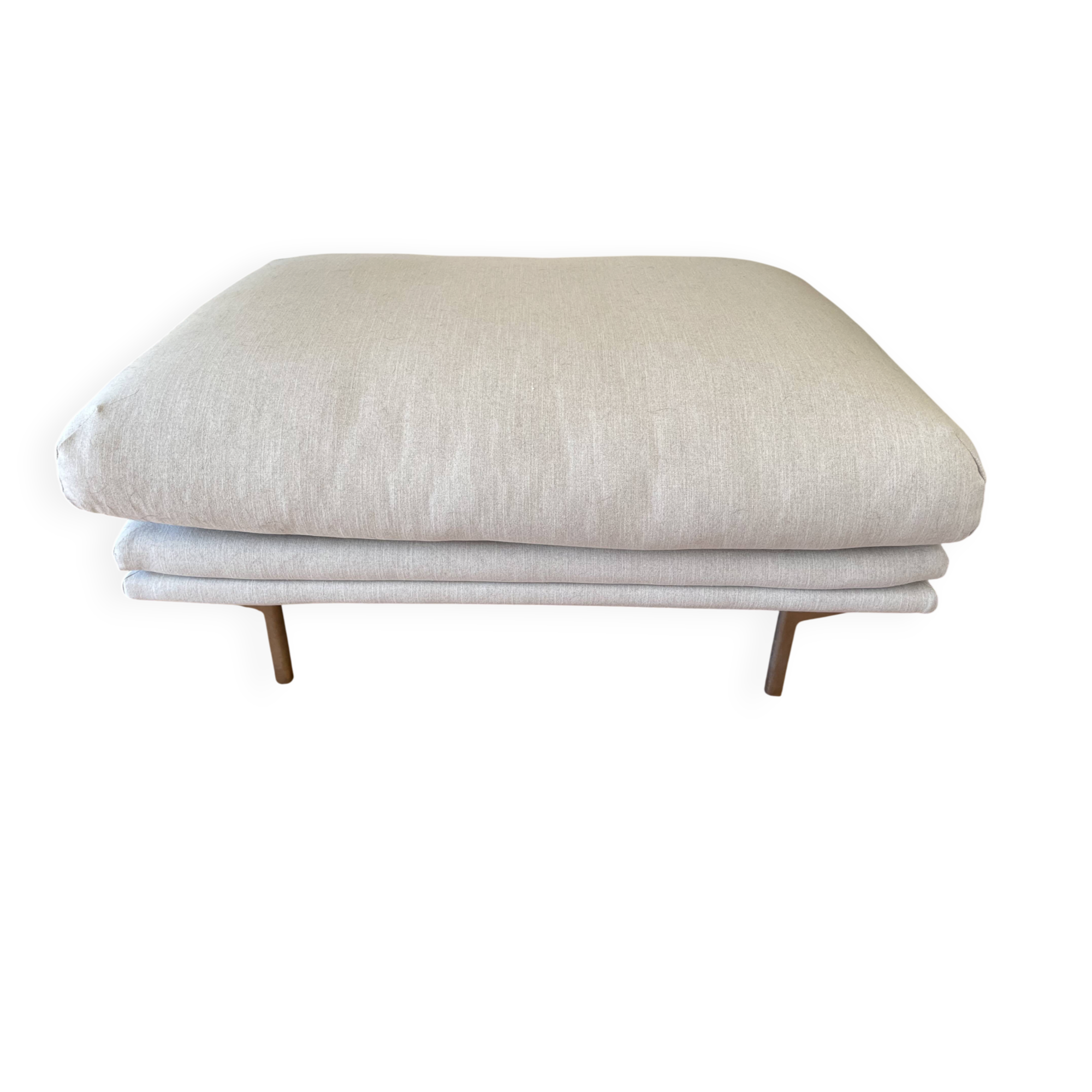 Pouf bolia lomi – gris clair – design meike harde
