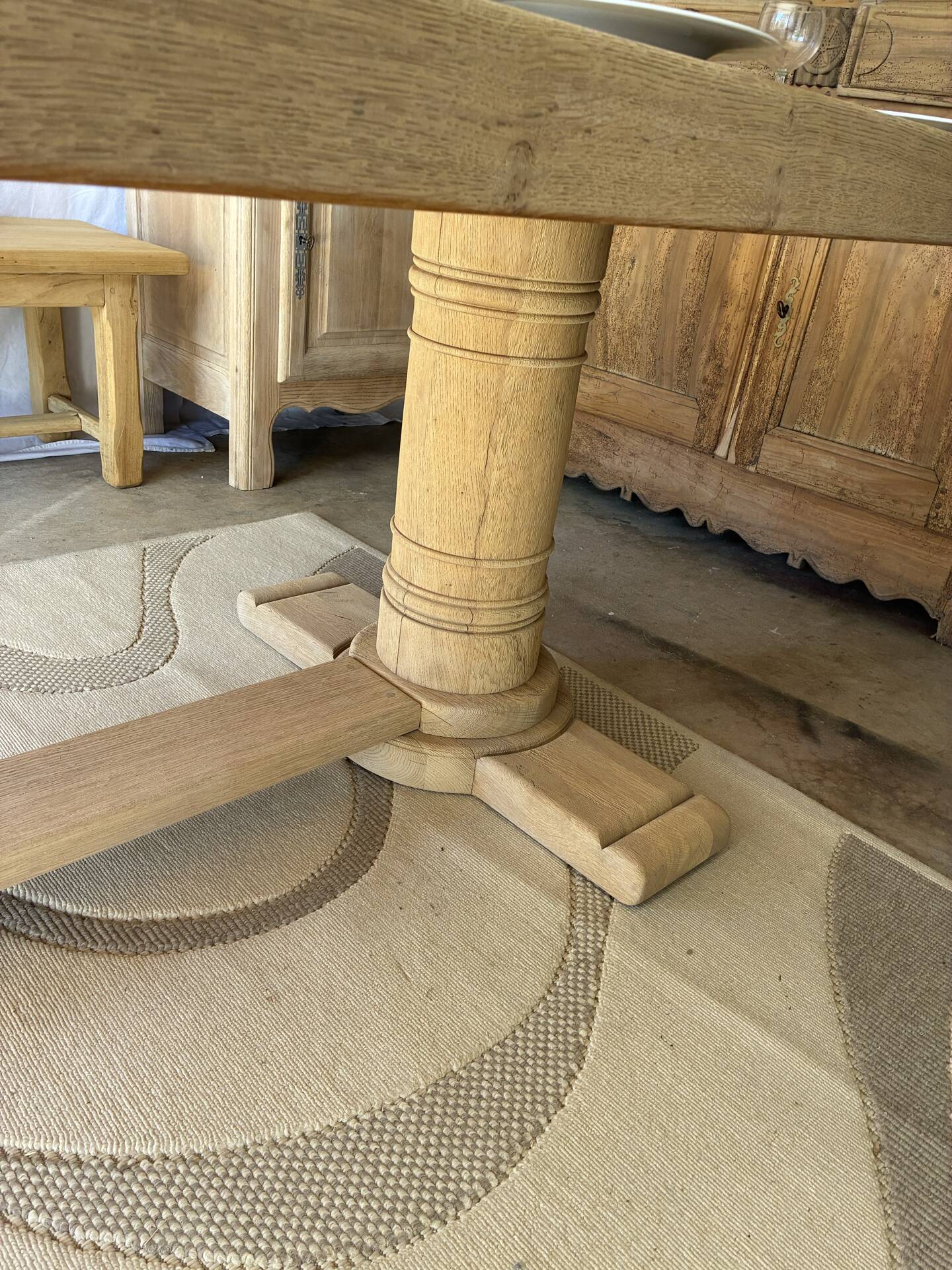 Monastery table in solid oak