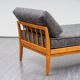 50s sofa in cherry wood