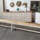Banc de ferme vintage