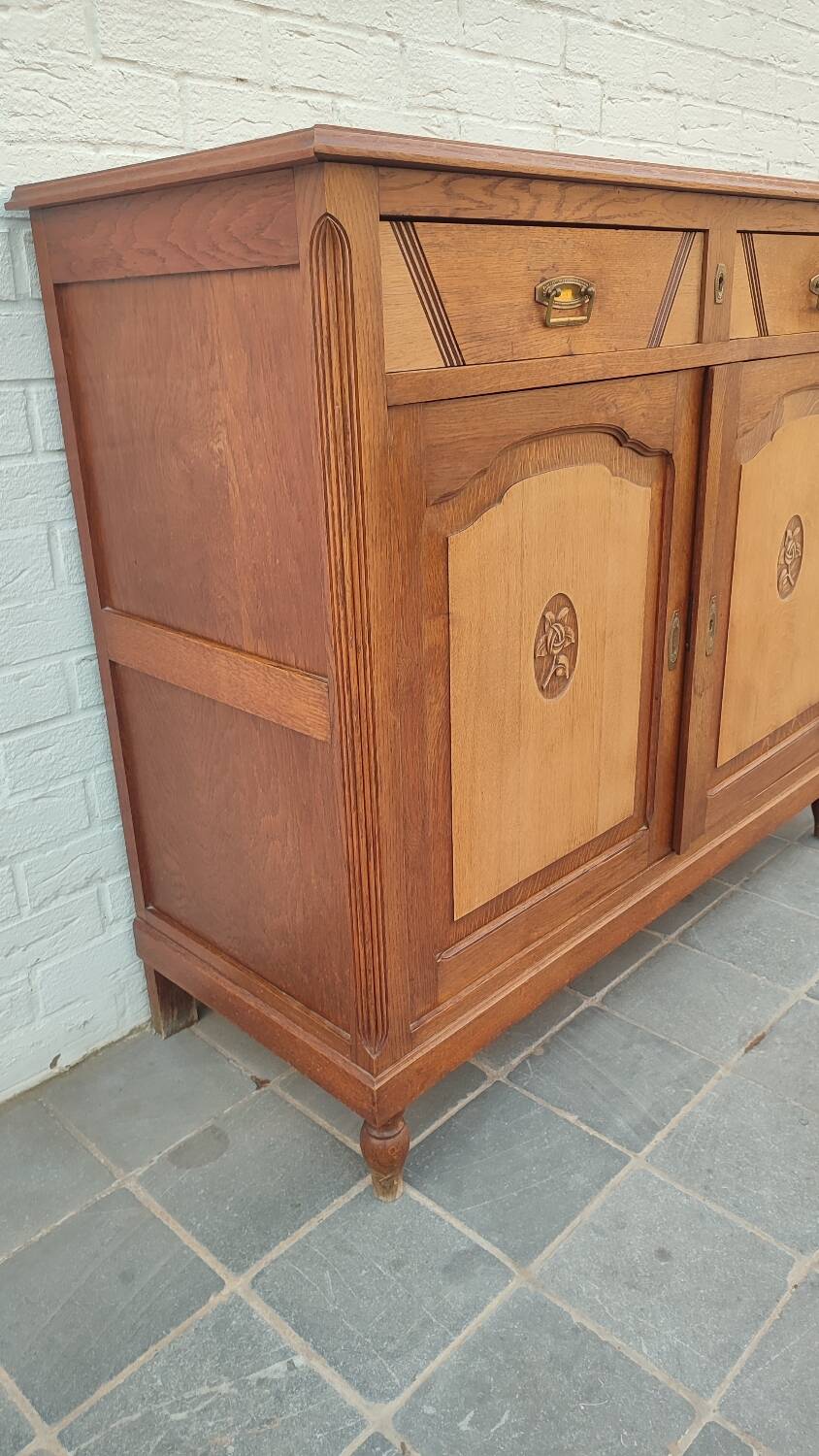 Art Deco oak sideboard