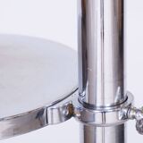Restored Art Deco Floor Lamp, Chrome, New Electrification, Czechia, 1920s