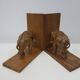Elephant bookends, 1960s.