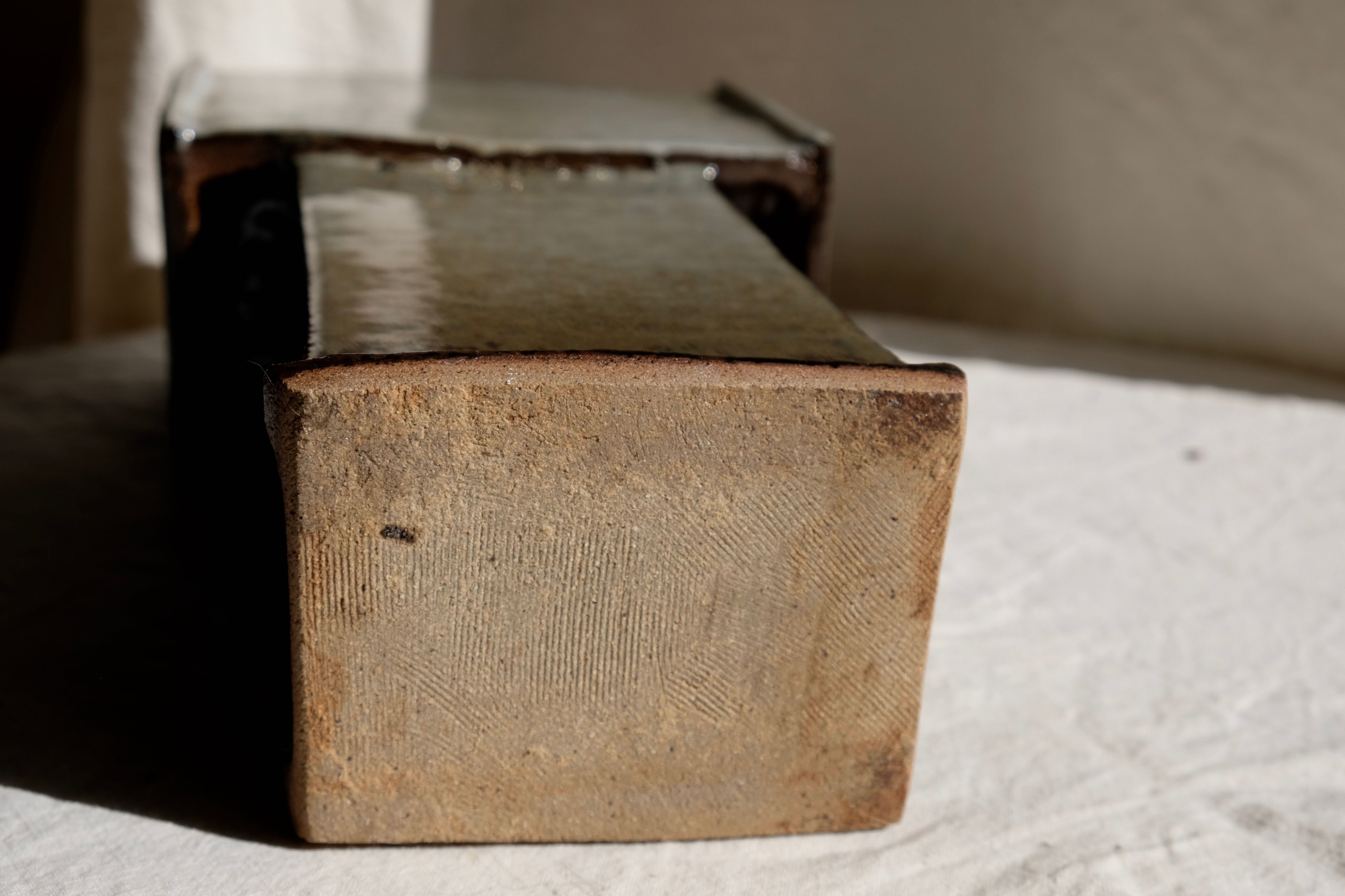 Japanese vase hanaire ikebana freeform mid century