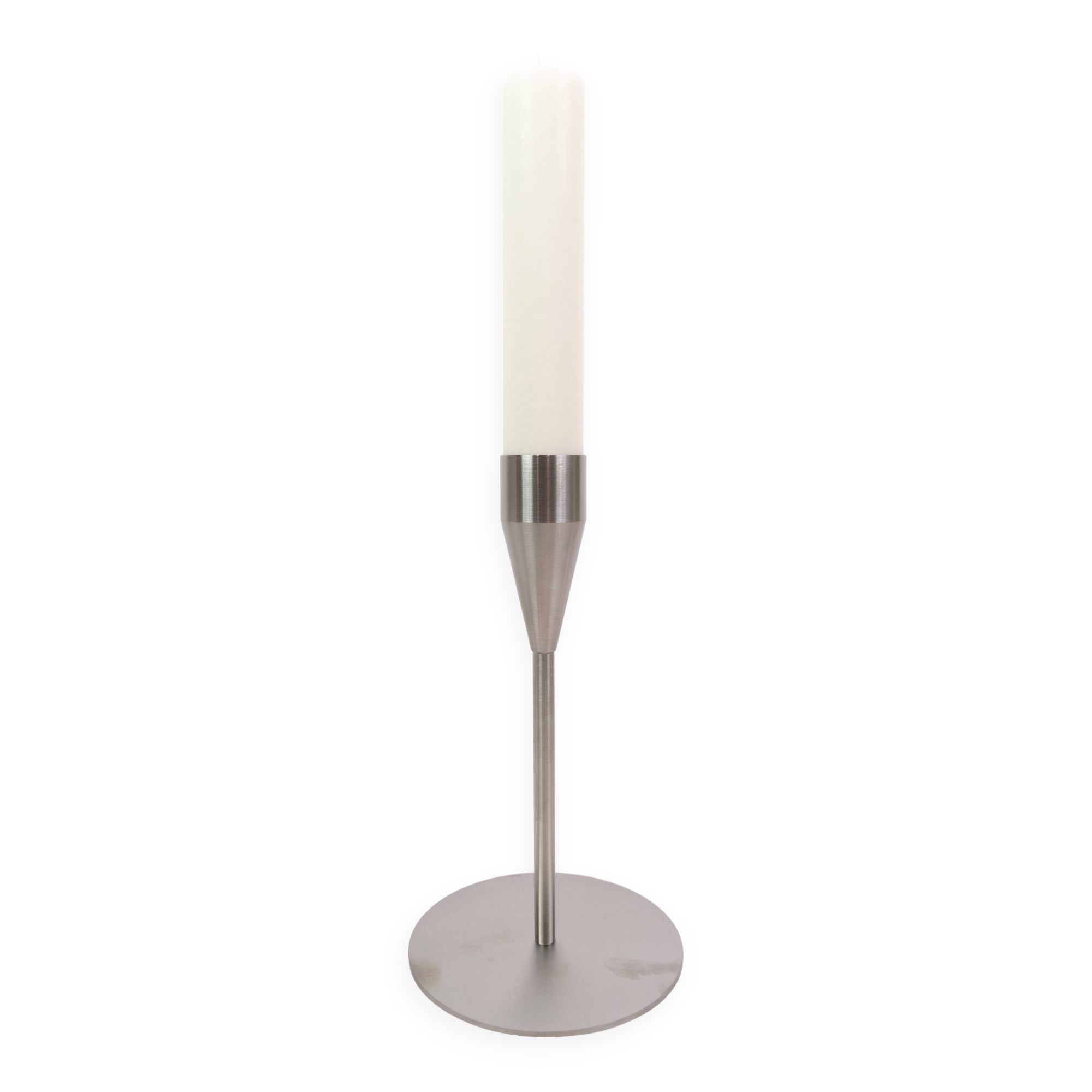 Mars maxi candlestick made in stainless steel for piet hein