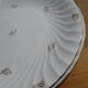 White and gold plate service, Vitriam porcelain