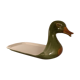 Plat de service fois gras tête canard duck serving dish vintage nöel christmas