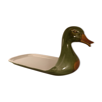Serving Dish Fois Gras Head Duck Duck Serving Dish Vintage Christmas Christmas