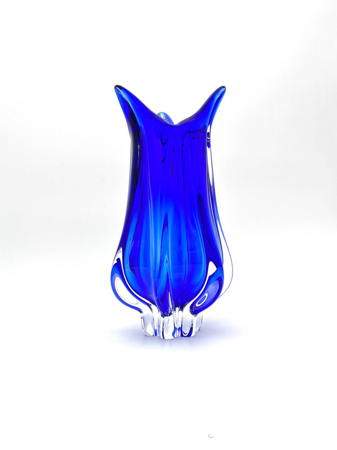 Sculptural Vase "Tulip" - Josef Hospodka for Chřibská - Bohemia 1960