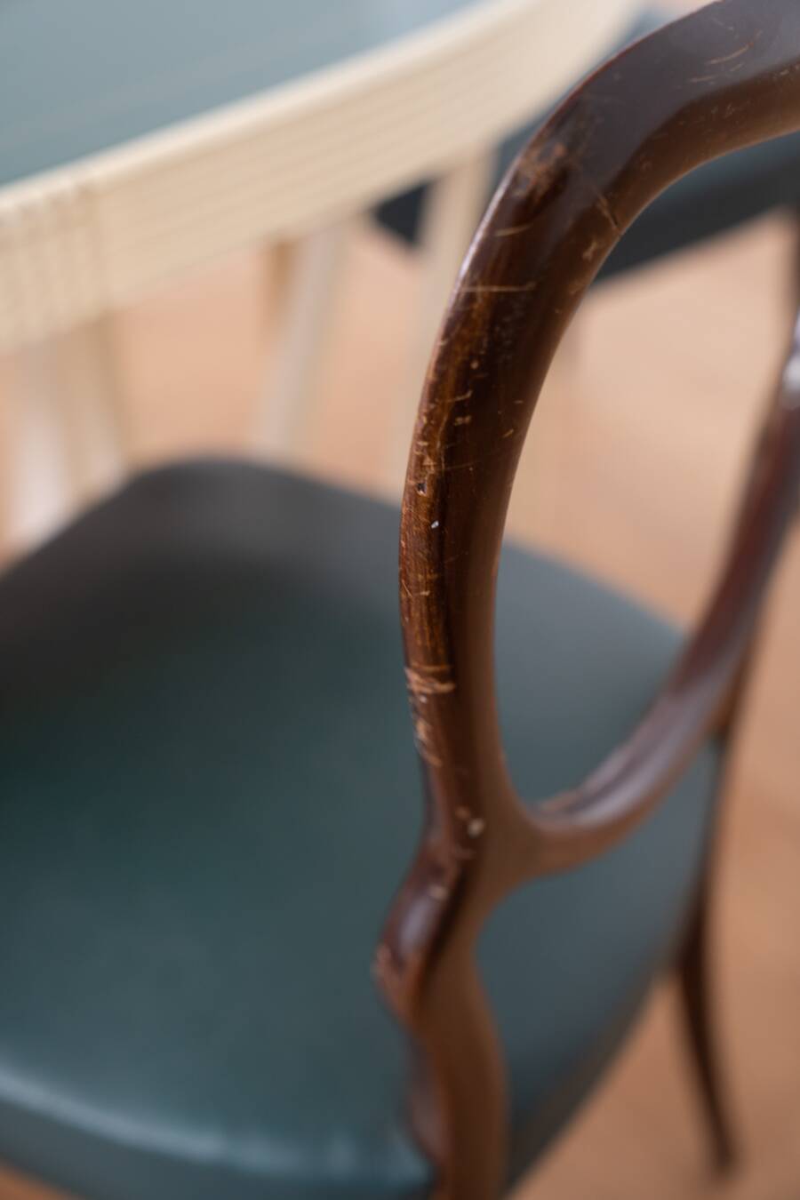 Salle à manger en racine de noyer, style Vittorio Dassi 1950/1960