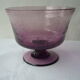 Biot purple blown glass cocktail service