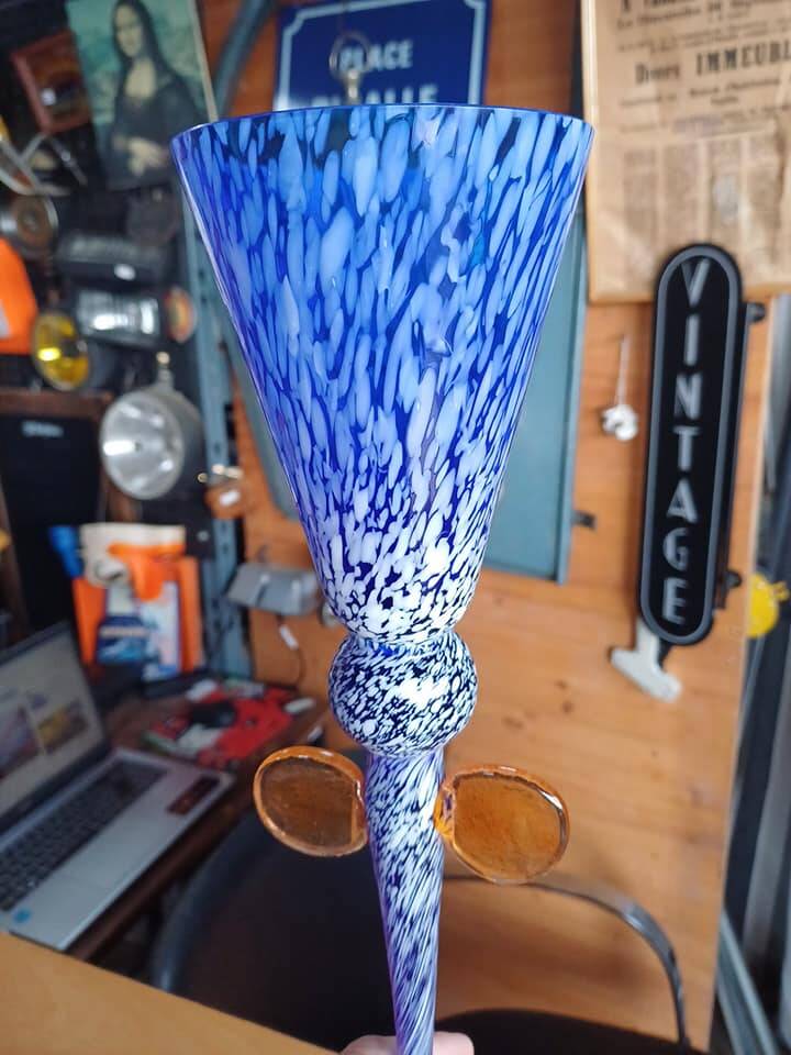 Vase en verre de Murano Carlos Moretti