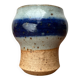 Vase en céramique de studio danois du milieu du siècle par Helle Allpass, Danemark, années 1960