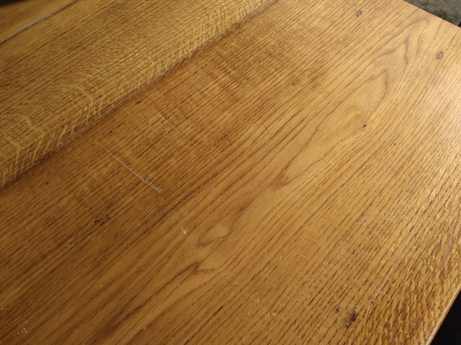 Solid oak farm table 121x73