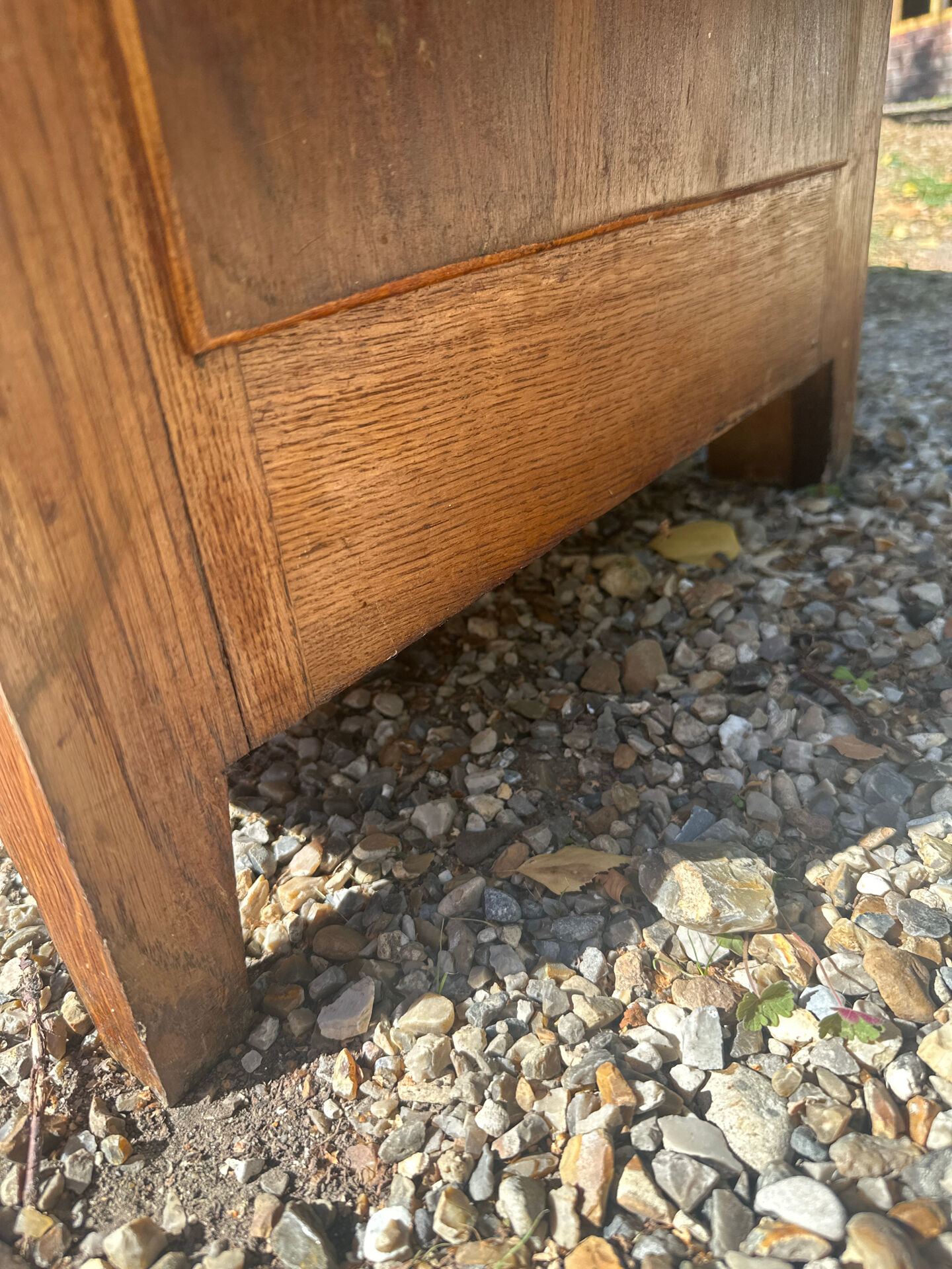 Enfilade raw oak brutalism