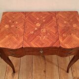 Louis XV style dressing table in marquetry