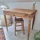 Desk / Side table / Art Deco console in solid wood from the 1930s-1940s
