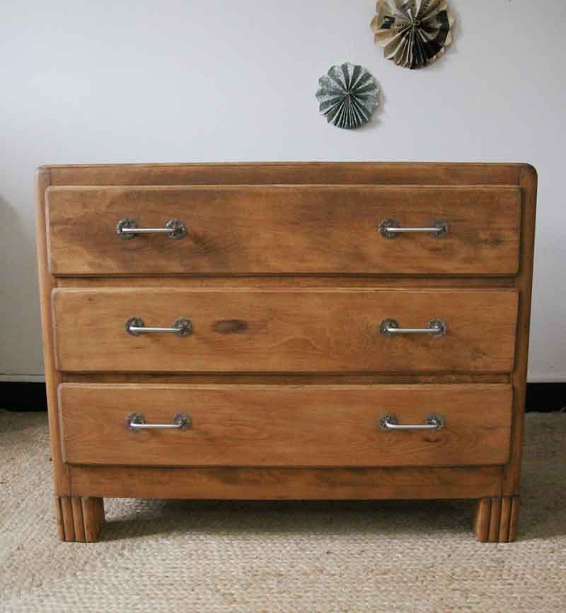 Commode art déco en bois