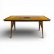 Polyester varnished table from the 1960s.