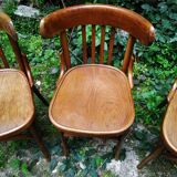 Series of four bistro chairs