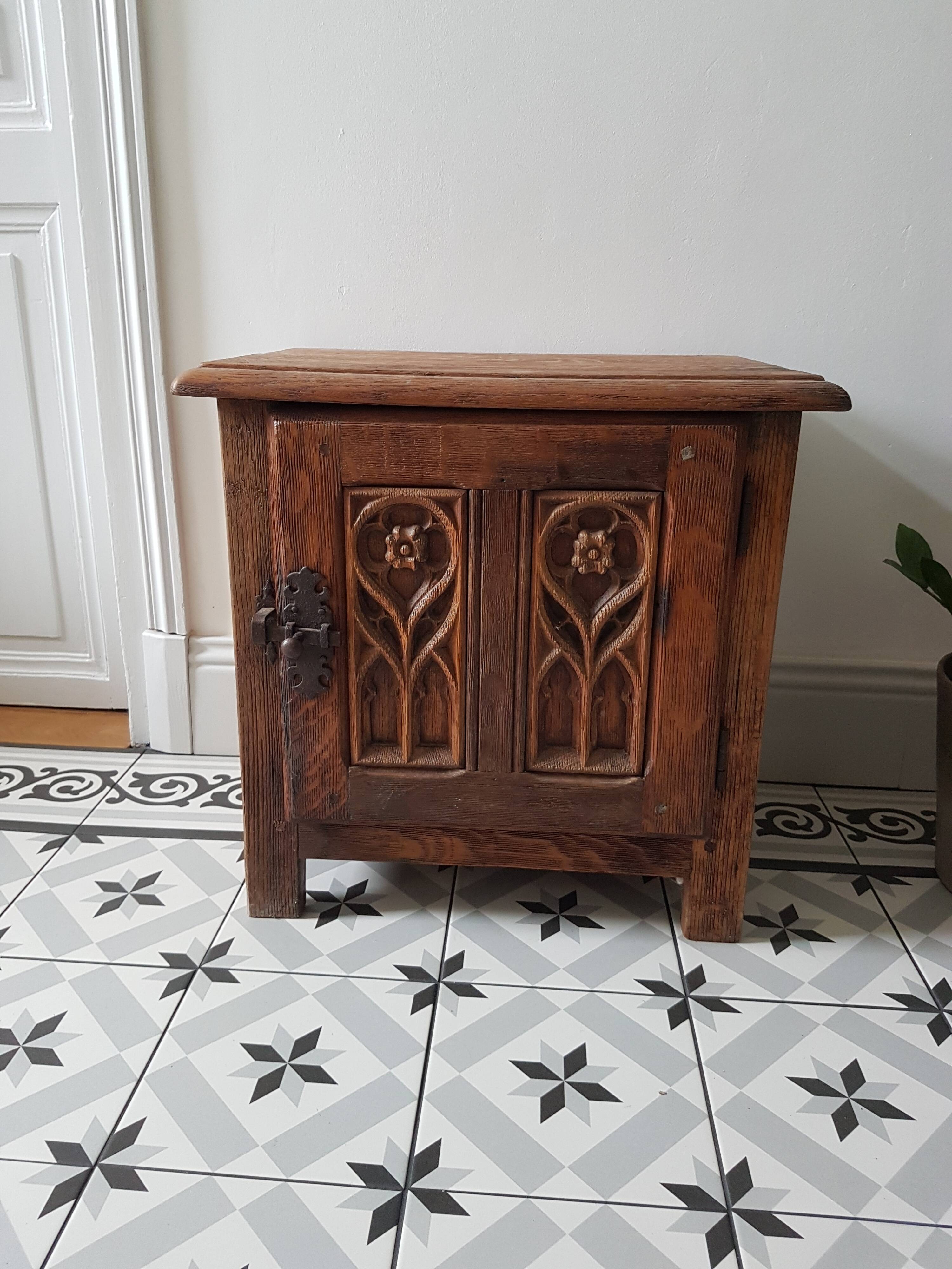 Wooden furniture storage documents