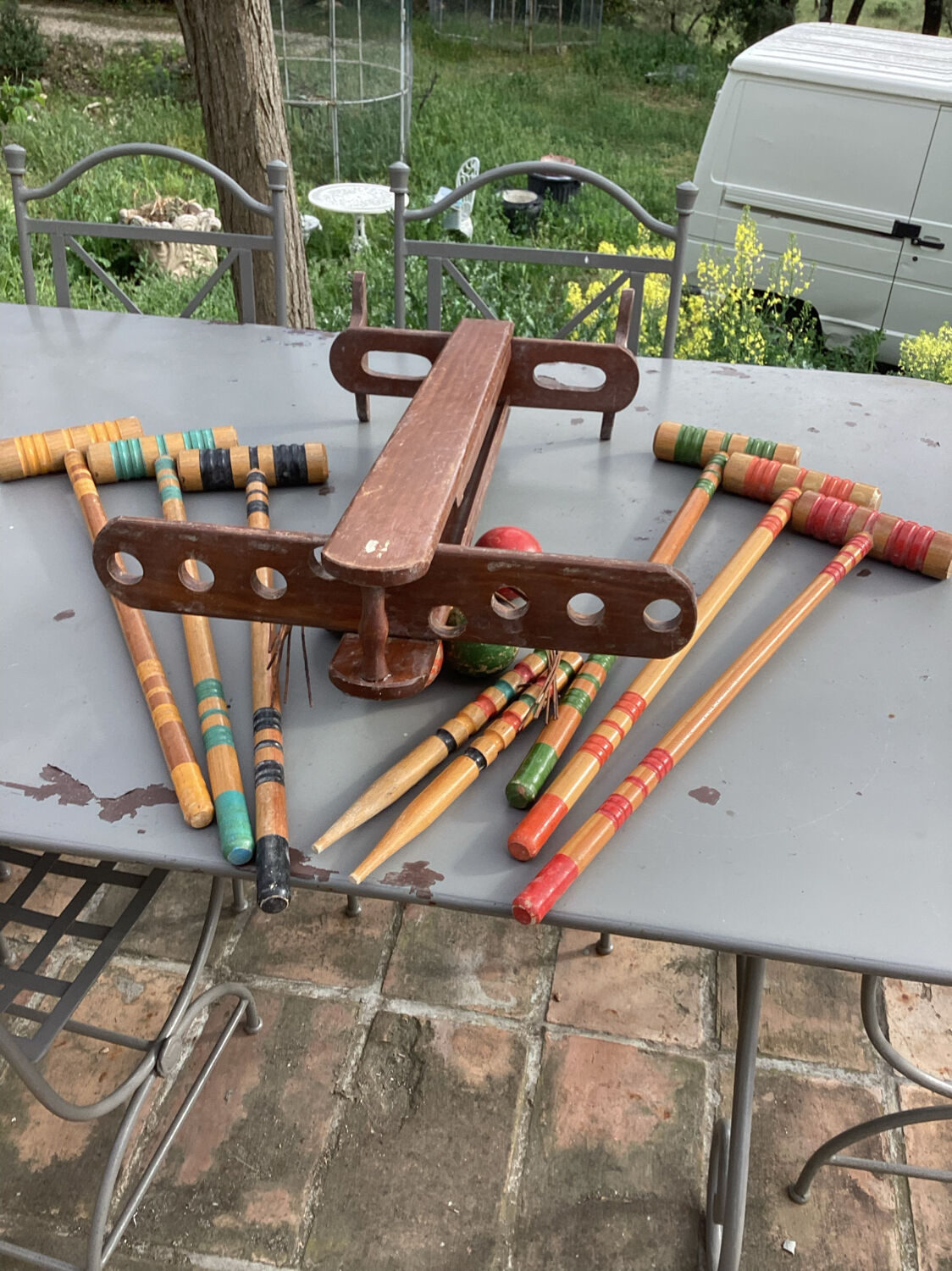 Vintage croquet games
