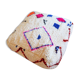 Colorful berber beery poufs azilal 60 x 60 x 20 cm